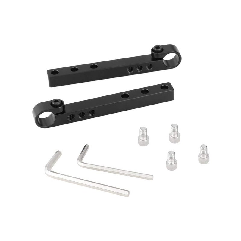 CAMVATE 124mm Cross Bar with 15mm Single Rod Adapter for DLSR Camera Cage Kit (A Pair) - 2338 - Image 5
